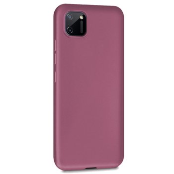 Microsonic Realme C11 Kılıf Matte Silicone Mor