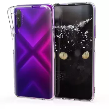 Microsonic Huawei P Smart Pro Kılıf Transparent Soft Beyaz