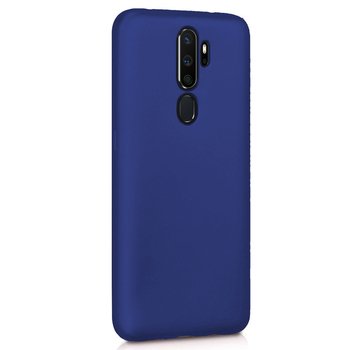 Microsonic Oppo A5 2020 Kılıf Matte Silicone Lacivert