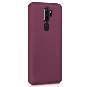 Microsonic Oppo A5 2020 Kılıf Matte Silicone Mor