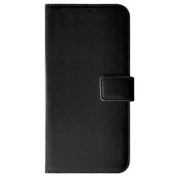 Microsonic Realme C21Y Kılıf Delux Leather Wallet Siyah