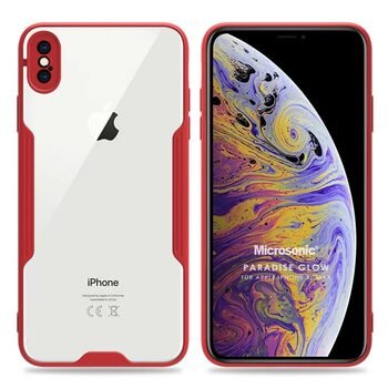 Microsonic Apple iPhone XS Max Kılıf Paradise Glow Kırmızı