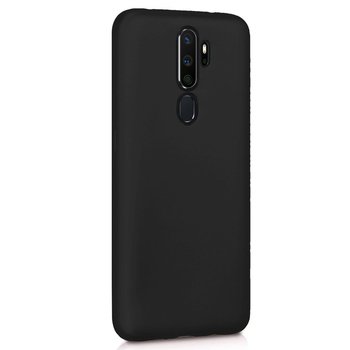 Microsonic Oppo A5 2020 Kılıf Matte Silicone Siyah