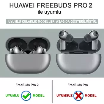 Microsonic Huawei FreeBuds Pro 2 Kılıf Cartoon Figürlü Silikon Crtn-Fgr-Ct-Dnzr-Ysl