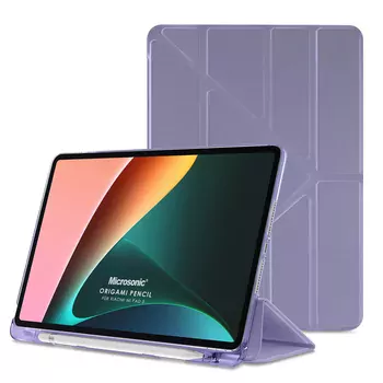Microsonic Xiaomi Redmi Pad SE 8.7 Kılıf Origami Pencil Lila