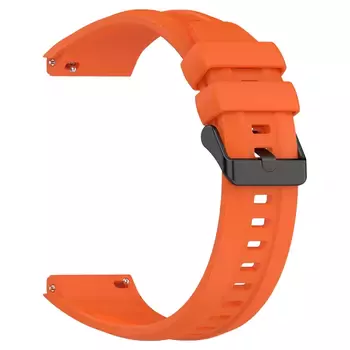 Microsonic Huawei Watch GT5 Pro 42mm Kordon, Silicone SwiftBands Turuncu