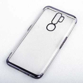 Microsonic Oppo A5 2020 Kılıf Skyfall Transparent Clear Siyah