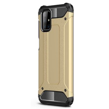 Microsonic Samsung Galaxy M51 Kılıf Rugged Armor Gold