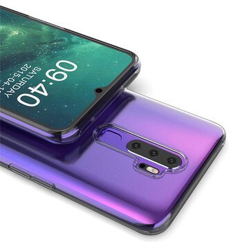 Microsonic Oppo A9 2020 Kılıf Transparent Soft Şeffaf