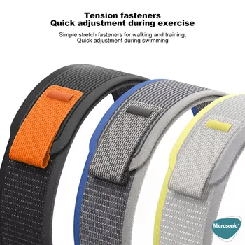 Microsonic Samsung Galaxy Watch 5 Pro 45mm Kordon Hike Spiral Bej