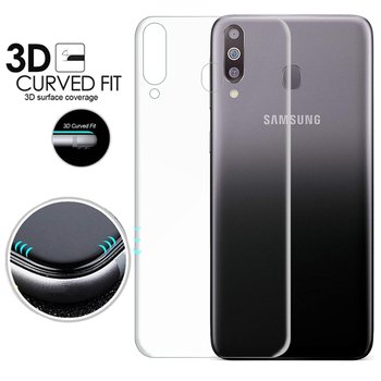 Microsonic Samsung Galaxy M30 Kavisli Ekran Koruyucu Film Seti - Ön ve Arka