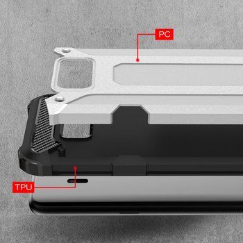 Microsonic Samsung Galaxy S8 Kılıf Rugged Armor Mavi