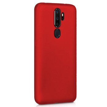 Microsonic Oppo A9 2020 Kılıf Matte Silicone Kırmızı