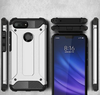 Microsonic Xiaomi Mi 8 Lite Kılıf Rugged Armor Siyah