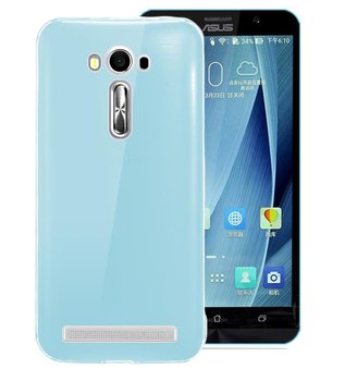 Microsonic Asus Zenfone 2 Laser ZE500KL Kılıf Transparent Soft Mavi