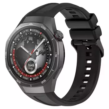 Microsonic Huawei Watch GT5 Pro 46mm Kordon, Silicone SwiftBands Siyah