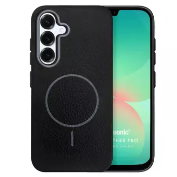 Microsonic Samsung Galaxy A26 Kılıf MagLeather Pro Siyah