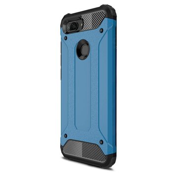 Microsonic Xiaomi Mi 8 Lite Kılıf Rugged Armor Mavi