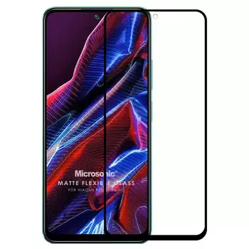 Microsonic Xiaomi Poco X5 5G Seramik Matte Flexible Ekran Koruyucu Siyah