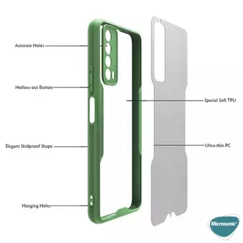 Microsonic Vivo Y35 Kılıf Paradise Glow Siyah