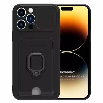 Microsonic Apple iPhone 16 Pro Kılıf Multifunction Silicone Siyah