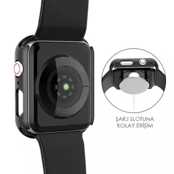 Microsonic Apple Watch Ultra Kılıf Matte Premium Slim WatchBand Beyaz