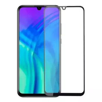 Microsonic Huawei Honor 20 Lite Tam Kaplayan Temperli Cam Ekran Koruyucu Siyah