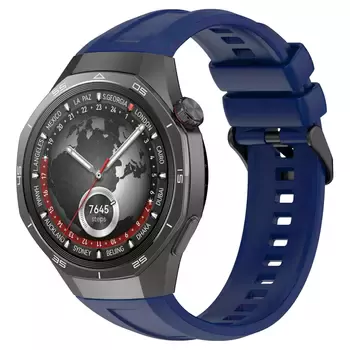 Microsonic Huawei Watch GT5 Pro 46mm Kordon, Silicone SwiftBands Lacivert