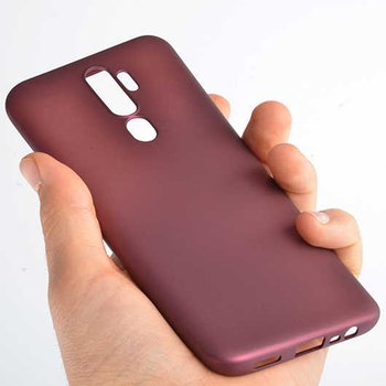 Microsonic Oppo A9 2020 Kılıf Matte Silicone Siyah