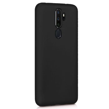 Microsonic Oppo A9 2020 Kılıf Matte Silicone Siyah