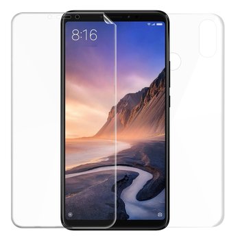 Microsonic Xiaomi Mi Max 3 Kavisli Ekran Koruyucu Film Seti - Ön ve Arka