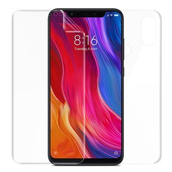 Microsonic Xiaomi Mi 8 SE Kavisli Ekran Koruyucu Film Seti - Ön ve Arka