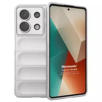 Microsonic Xiaomi Poco X6 5G Kılıf Oslo Prime Beyaz