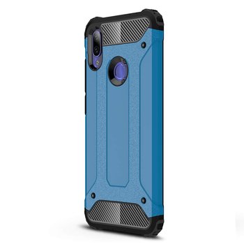 Microsonic Xiaomi Redmi Note 7 Pro Kılıf Rugged Armor Mavi