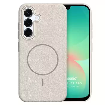 Microsonic Samsung Galaxy A16 Kılıf MagLeather Pro Bej