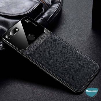 Microsonic Xiaomi Redmi Note 10 Pro Max Kılıf Uniq Leather Siyah