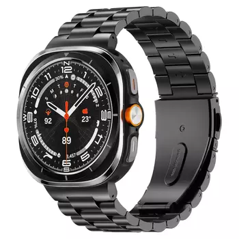 Microsonic Samsung Galaxy Watch Ultra Metal Stainless Steel Kordon Siyah