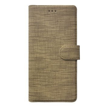 Microsonic Xiaomi Redmi 9C Kılıf Fabric Book Wallet Gold