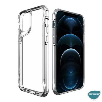 Microsonic Apple iPhone 13 Pro Kılıf Trex Bumper Şeffaf