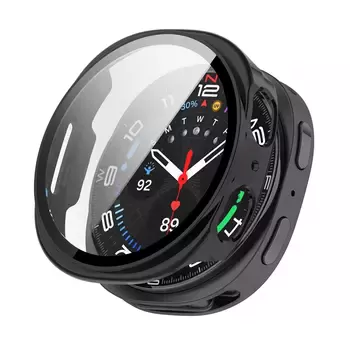 Microsonic Samsung Galaxy Watch 8 40mm Kılıf Matte Premium Slim WatchBand Siyah