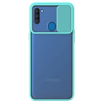 Microsonic Samsung Galaxy A11 Kılıf Slide Camera Lens Protection Turkuaz