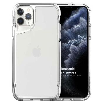 Microsonic Apple iPhone 11 Pro Max Kılıf Trex Bumper Şeffaf