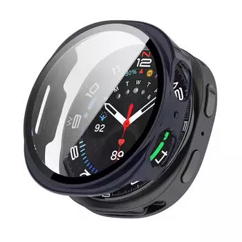 Microsonic Samsung Galaxy Watch 8 40mm Kılıf Matte Premium Slim WatchBand Lacivert