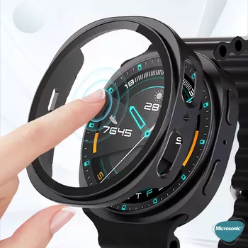 Microsonic Samsung Galaxy Watch 8 40mm Kılıf Matte Premium Slim WatchBand Lacivert