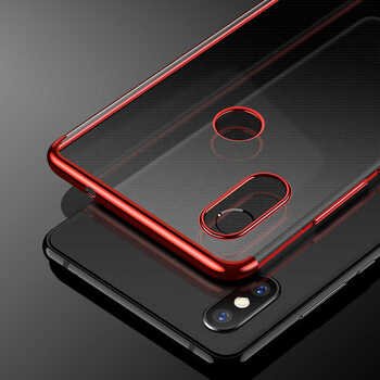 Microsonic Xiaomi Mi 8 SE Kılıf Skyfall Transparent Clear Siyah