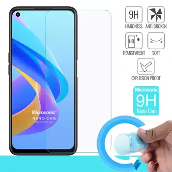 Microsonic Oppo A76 Nano Glass Cam Ekran Koruyucu