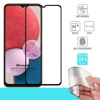 Microsonic Samsung Galaxy A13 4G Seramik Matte Flexible Ekran Koruyucu Siyah