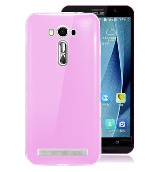 Microsonic Asus Zenfone 2 Laser ZE550KL Kılıf Transparent Soft Pembe