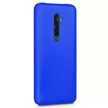 Microsonic Matte Silicone Oppo Reno 2 Kılıf Mavi