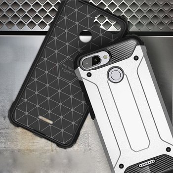 Microsonic Xiaomi Redmi 6 Kılıf Rugged Armor Kırmızı